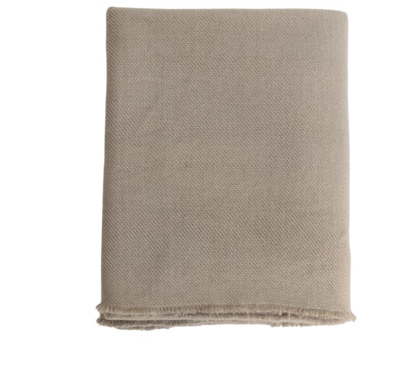 Vica Cashmere Throw Light Grey | Vica by Annabelle Selldorf