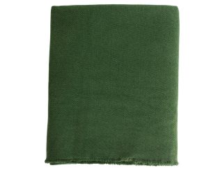 Vica Cashmere Throw Green | Vica by Annabelle Selldorf