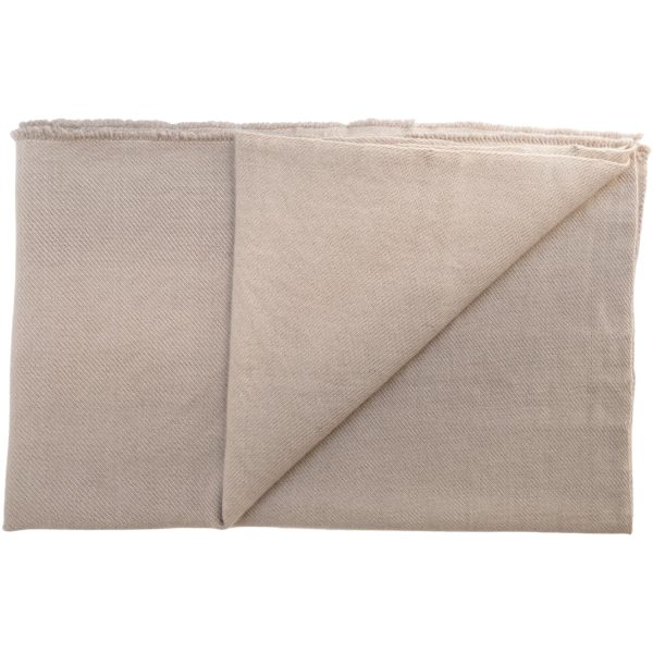 Vica Cashmere Throw Light Grey | Vica by Annabelle Selldorf