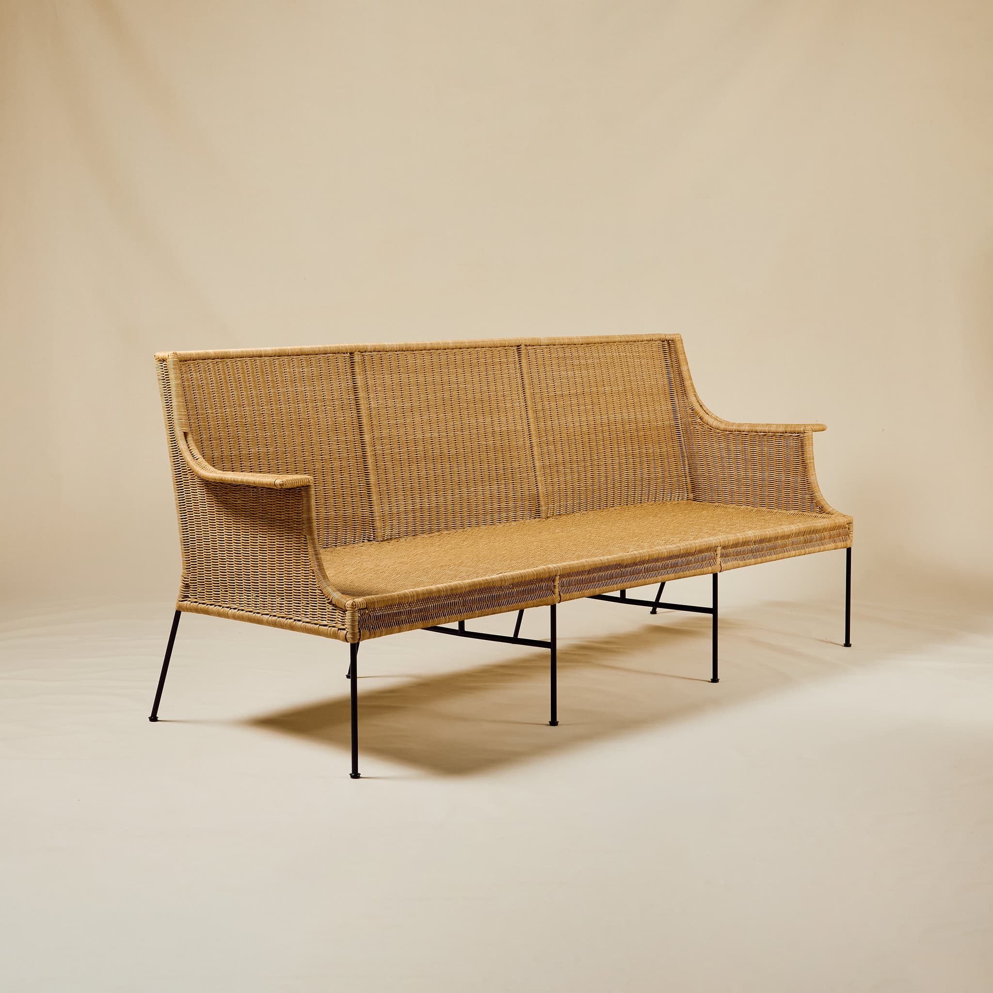 Sommerhaus 3 Panel Sofa, Vica by Annabelle Selldorf
